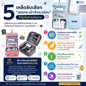 5 เคล็ดลับเลือก "เซตกระเป๋าจัดระเบียบ" ให้ถูกใจสายเดินทาง