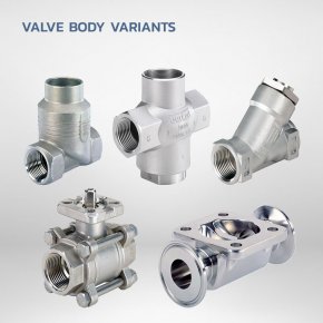 Valve body variants