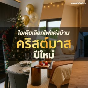 ไอเดียตกแต่งไฟประดับบ้าน ช่วงคริสต์มาสและปีใหม่