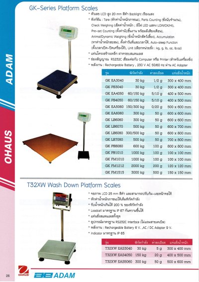 INDUSTRIAL SCALE CATALOGUE 