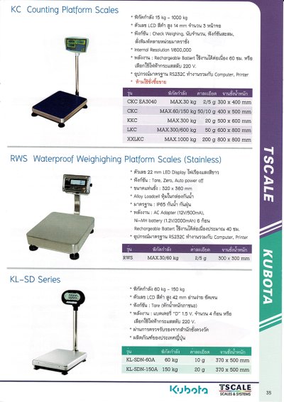 INDUSTRIAL SCALE CATALOGUE 