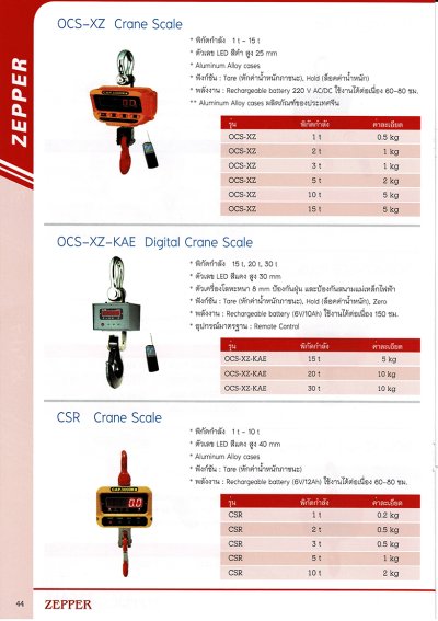 INDUSTRIAL SCALE CATALOGUE 