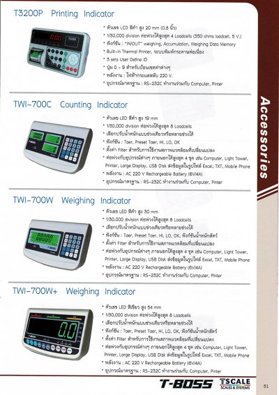 INDUSTRIAL SCALE CATALOGUE 