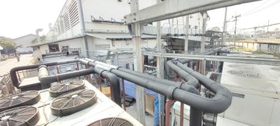 Project Installation Chiller 120 Ton and Connext Pipe System ที่ HIRAISEIMITSU (THAILAND) CO., LTD. 