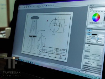  งานการออกเเบบของ TF เเละการวางเเผนร่วมกันของทีมงาน TF