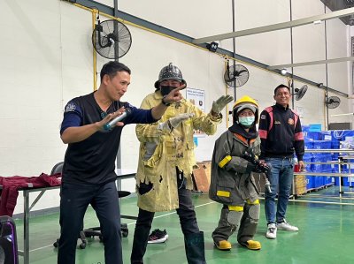 firefighting training