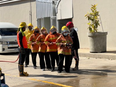 firefighting training