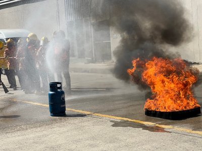 firefighting training