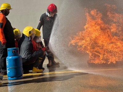 firefighting training