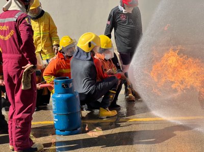 firefighting training