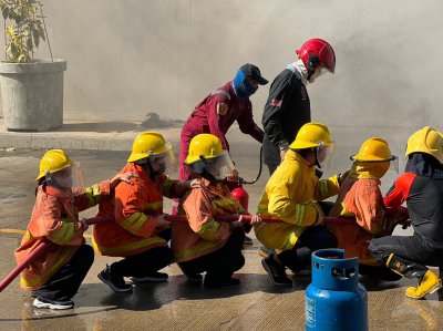 firefighting training