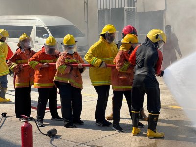 firefighting training