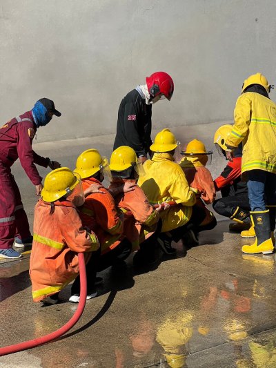 firefighting training