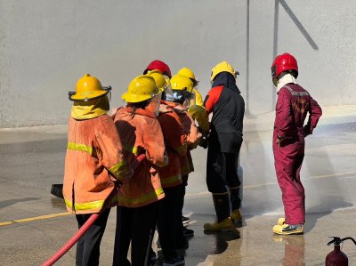 firefighting training