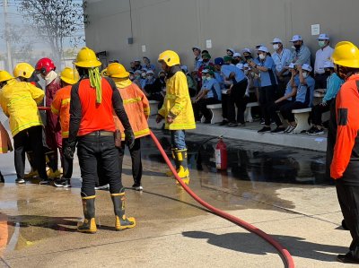 firefighting training