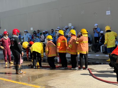 firefighting training