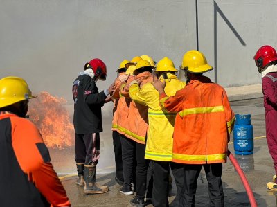 firefighting training