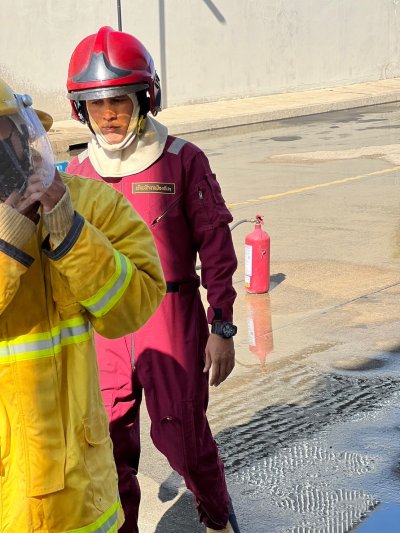 firefighting training