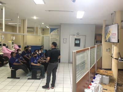 การซ้อมแผนอัคคีภัยในสถานพยาบาล