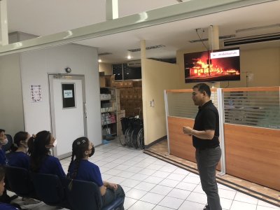 การซ้อมแผนอัคคีภัยในสถานพยาบาล