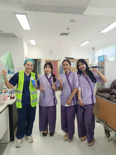 การซ้อมแผนอัคคีภัยในสถานพยาบาล แผนกไตเทียมรพ.มิตรประชา