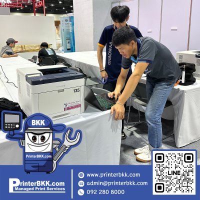 The atmosphere at the equipment delivery and installation event.