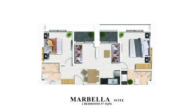 Marbella 2 Bedroom 57 Sq.m.