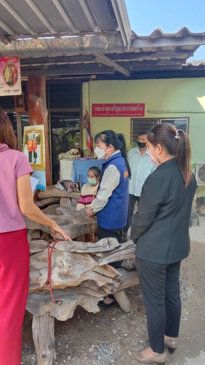 ลงพื้นที่ให้ข้อมูลผู้ขอรับการช่วยเหลือผู้ประสบปัญหาทางสังคม กระทรวงการพัฒนาสังคมและความมั่นคงของมนุษย์ในเขตพื้นที่ 