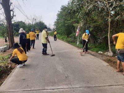 จัดกิจกรรมจิตอาสาปรับภูมิทัศน์บริเวณโดยรอบสำนักงานเทศบาลตำบลท่าเชียงทองเนื่องในวันท้องถิ่นไทยประจำปี 2566 