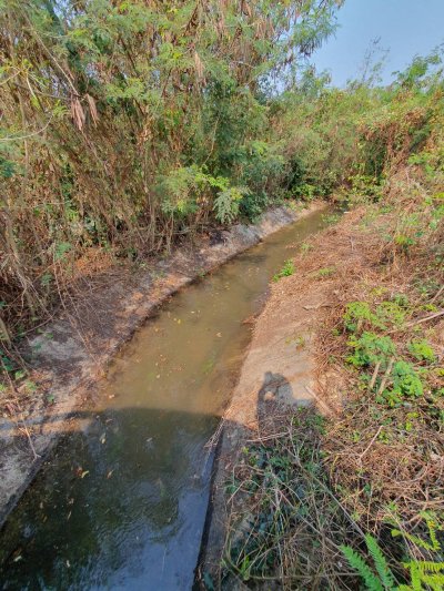 ลงพื้นที่ทดสอบเครื่องสูบน้ำ โครงการปรับปรุงซ่อมแซมสถานีสูบน้ำด้วยไฟฟ้า บ้านสันมะกรูด หมู่ที่ 2 ตำบลบ้านแป้น อำเภอเมืองลำพูน จังหวัดลำพูน