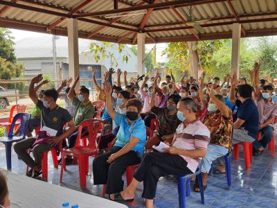 ประชาคมโครงการจัดทำแผนพัฒนา เทศบาลตำบลท่าเชียงทอง ประจำปีงบประมาณ 2566 (แก้ไข เปลี่ยนแปลงเพิ่มเติมและทวนแผนพัฒนา) ณ ศาลาอเนกประสงค์ บ้านแม่ทาหลง-ท่าศาลา