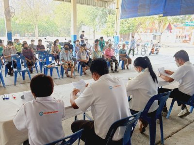 ประชาคมโครงการจัดทำแผนพัฒนา เทศบาลตำบลท่าเชียงทอง ประจำปีงบประมาณ 2566 (แก้ไข เปลี่ยนแปลงเพิ่มเติมและทวนแผนพัฒนา) ณ ศาลาอเนกประสงค์ บ้านป่าซางน้อย