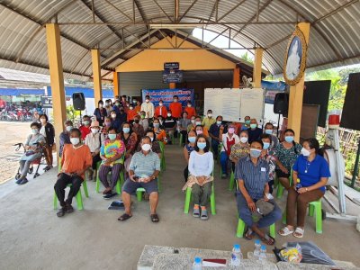 ประชาคมโครงการจัดทำแผนพัฒนา เทศบาลตำบลท่าเชียงทอง ประจำปีงบประมาณ 2566 (แก้ไข เปลี่ยนแปลงเพิ่มเติมและทบทวนแผนพัฒนา) ณ ศาลาอเนกประสงค์ SML บ้านสันมะโก