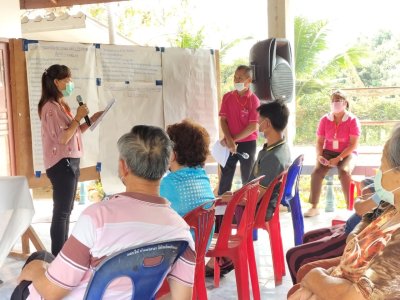 ประชาคมโครงการจัดทำแผนพัฒนา เทศบาลตำบลท่าเชียงทอง ประจำปีงบประมาณ 2566 (แก้ไข เปลี่ยนแปลงเพิ่มเติมและทวนแผนพัฒนา) ณ ศาลาอเนกประสงค์ บ้านแม่ทาหลง-ท่าศาลา