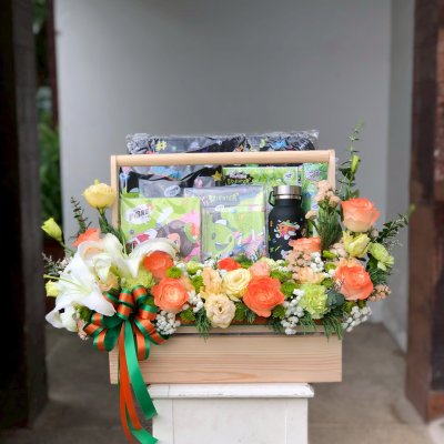 กระเช้าผลิตภัณฑ์ กระเช้าสินค้า กระเช้าของขวัญ