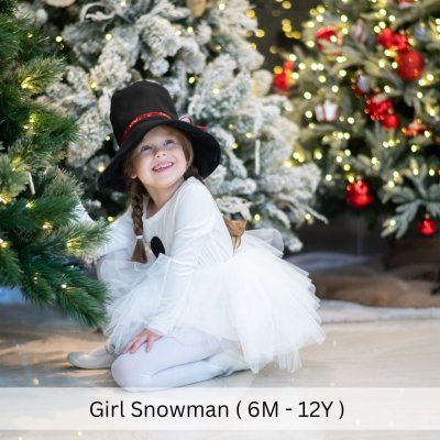 Qd Girl Snowman 3,690.-