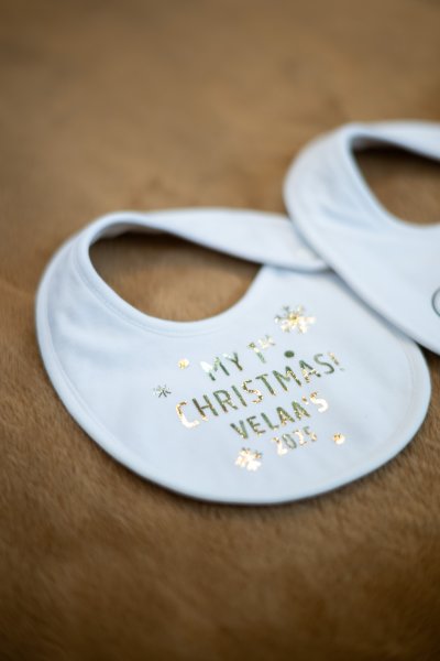Personalized Christmas Bib