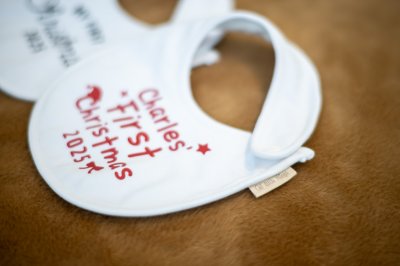 Personalized Christmas Bib