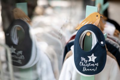 Personalized Christmas Bib