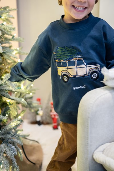 Truck & Tree Sweater