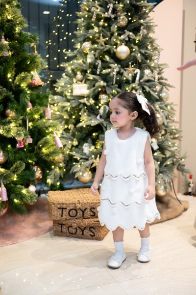 White Christmas Tree Dress