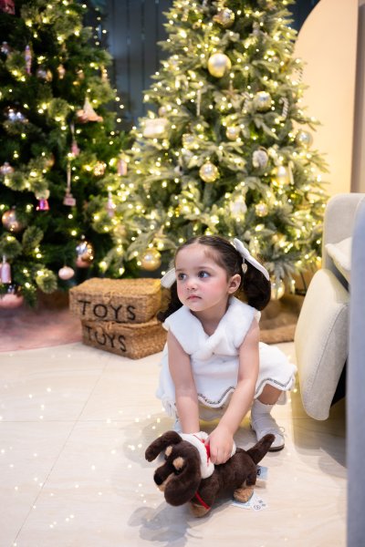 White Christmas Tree Dress