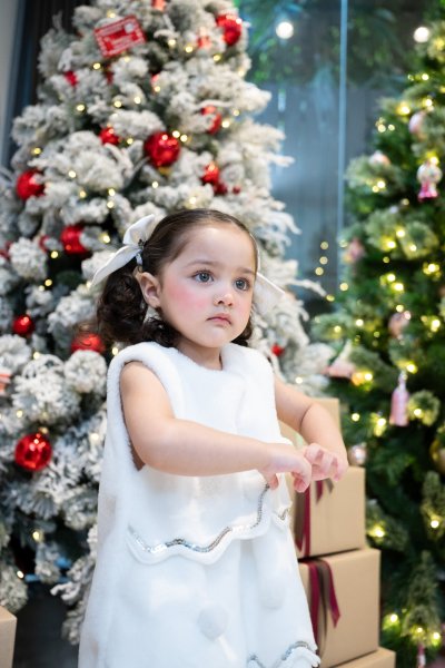 White Christmas Tree Dress