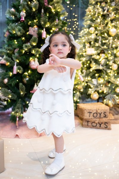 White Christmas Tree Dress