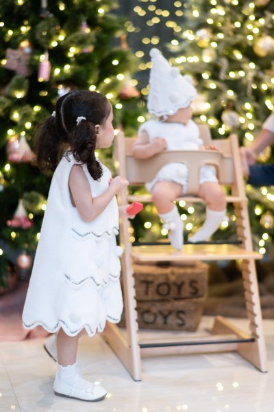 White Christmas Tree Dress