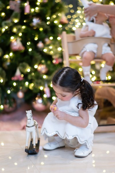 White Christmas Tree Dress