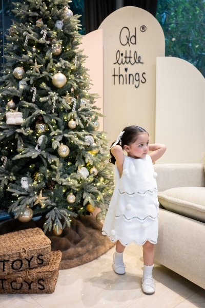 White Christmas Tree Dress