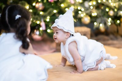 White Christmas Tree Dress