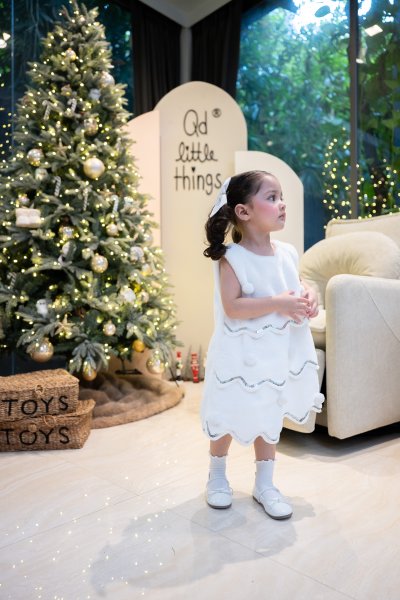 White Christmas Tree Dress