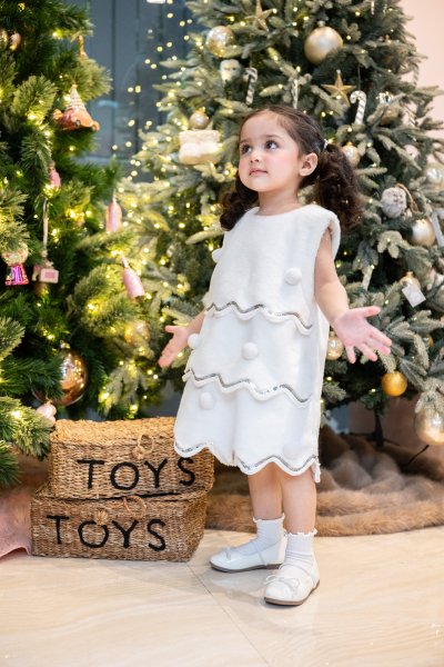 White Christmas Tree Dress